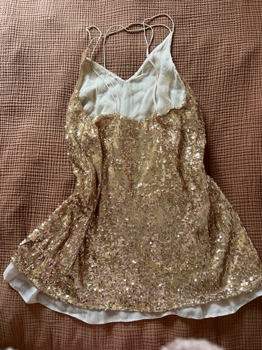 Free people gold dress - Picture 4 of 8